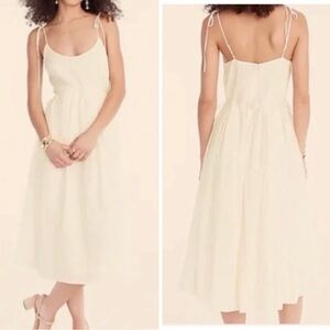 J Crew Scoop Neck Midi Dress